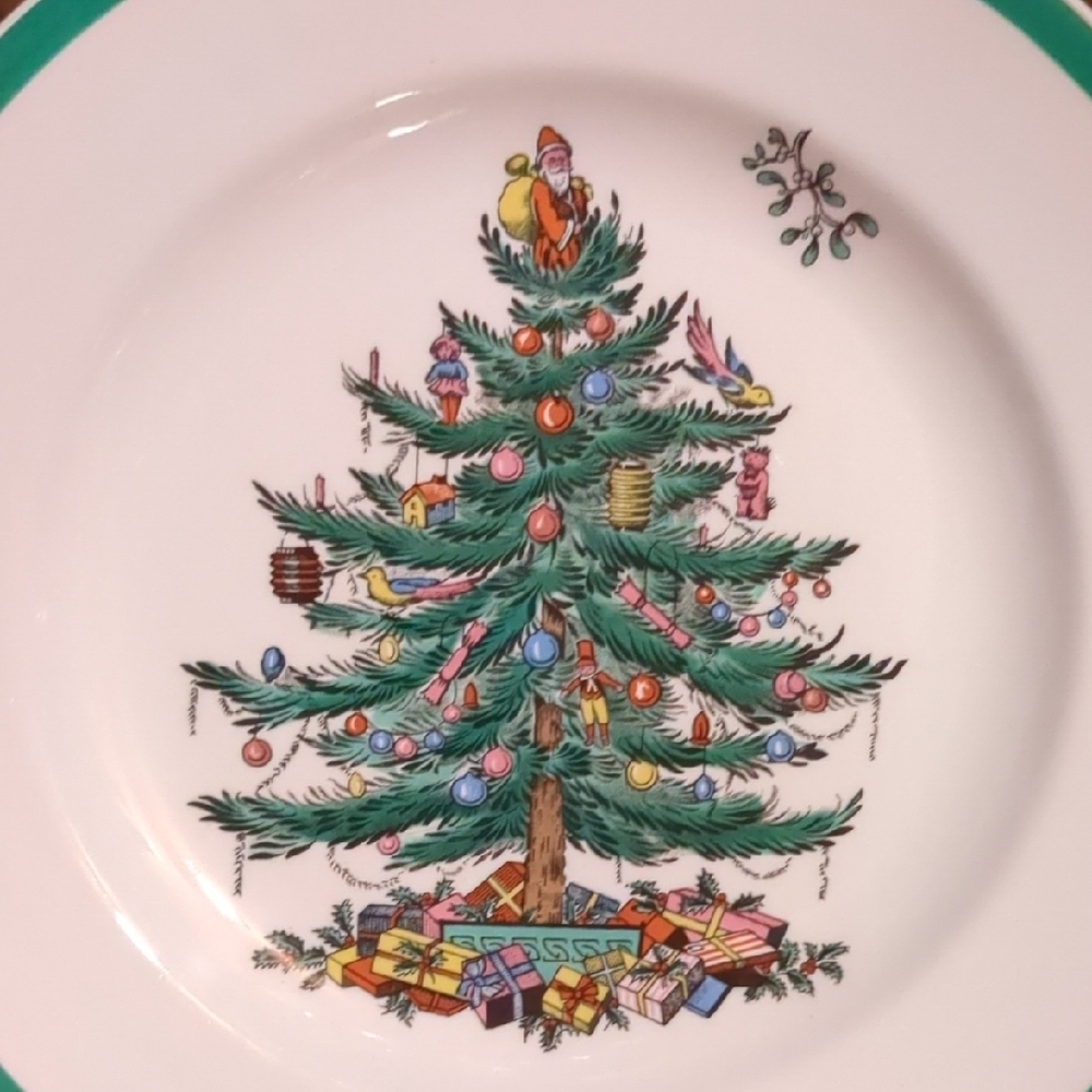 Spode Christmas Tree Design Large Round Platter